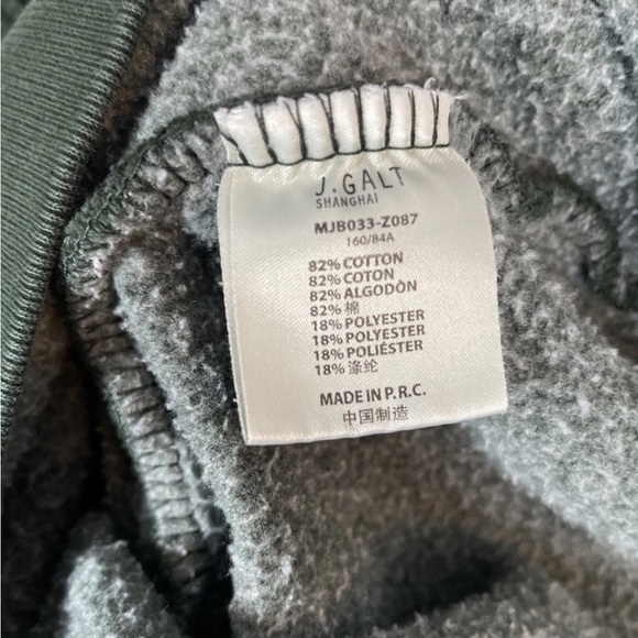 Brandy Melville John Galt New York Crewneck Sweatshirt Womens One Size Green - Picture 6 of 6